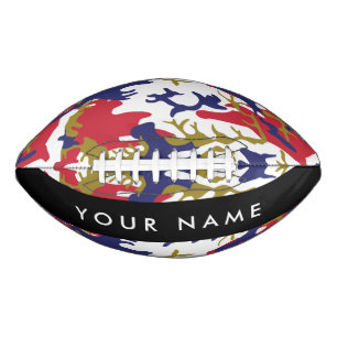 Independence day Camouflage Your name Personalize American Football