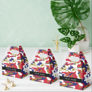Independence day Camouflage Your name Personalize Favour Box