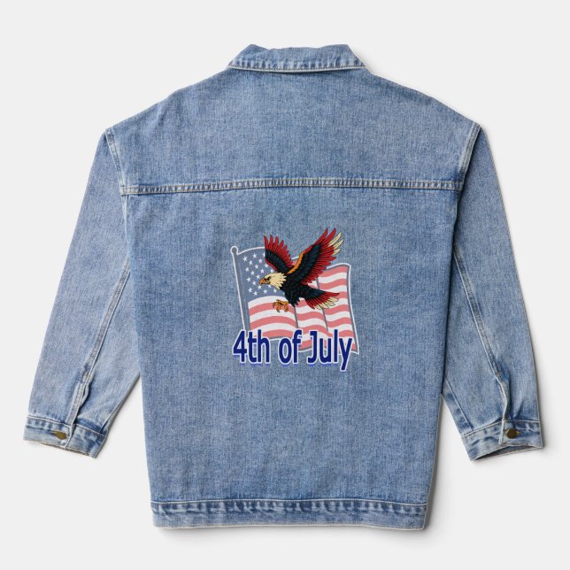 Independence day denim jacket (Back)
