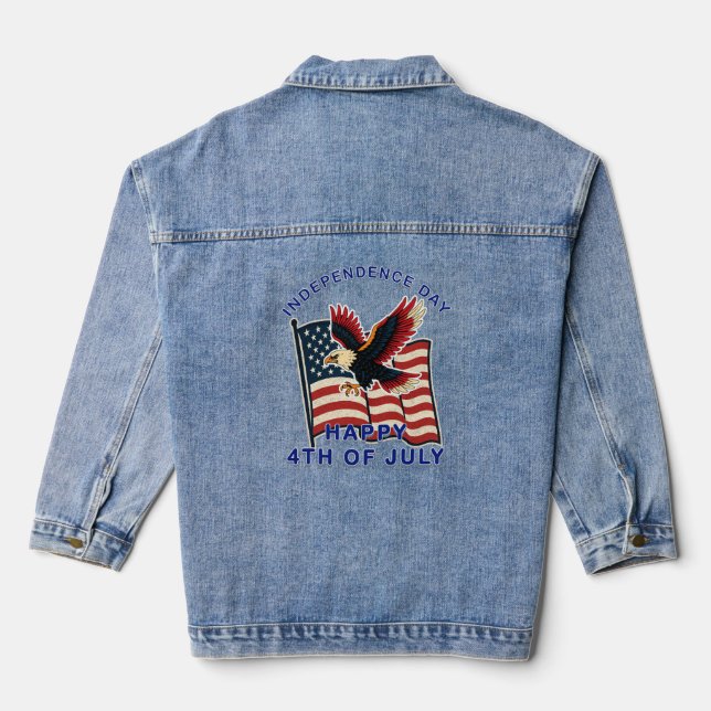 Independence day denim jacket (Back)