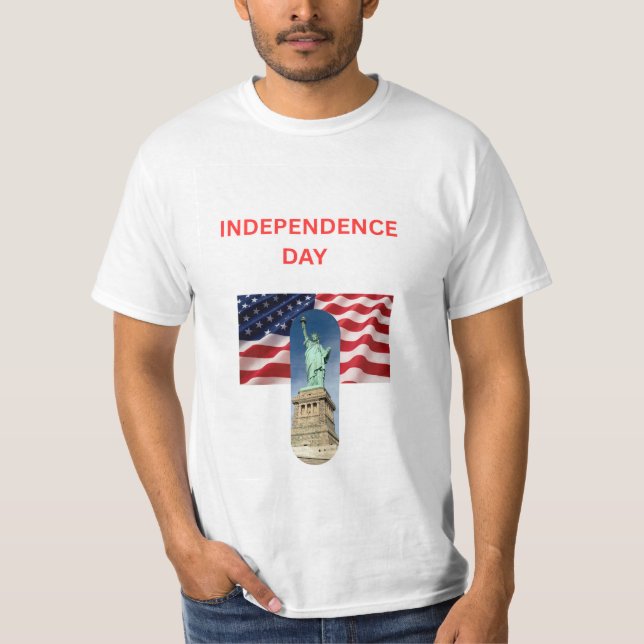 Independence day design t-shirt  (Front)