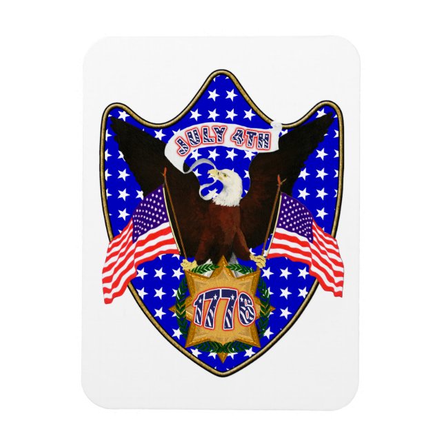 Independence Day Eagle Magnet (Vertical)