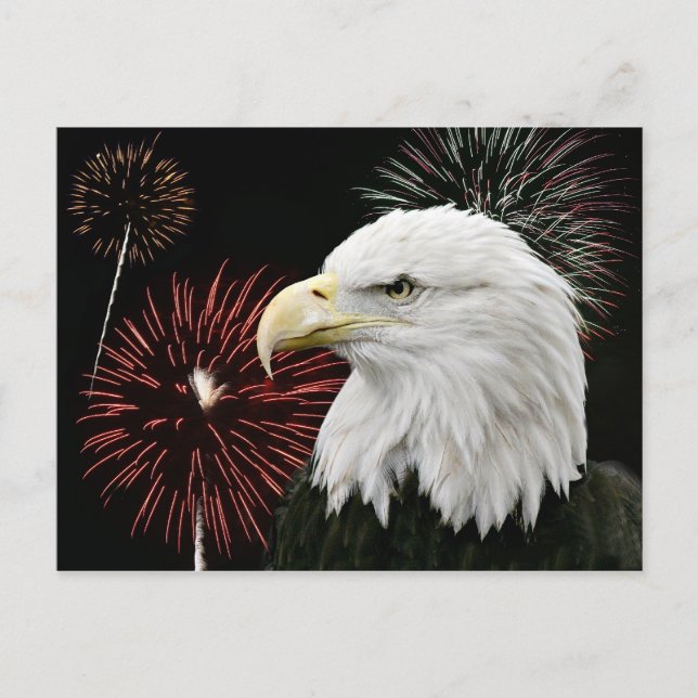 Independence day eagle postcard (Front)