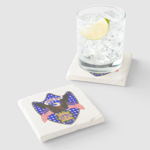 Independence Day Eagle Stone Coaster