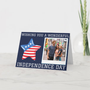 Independence Day Family Photo Card