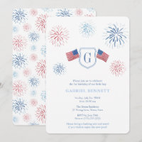 Independence Day Fireworks 1st Birthday Party