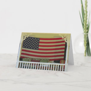 Independence Day Flag - Martha's Vineyard Card