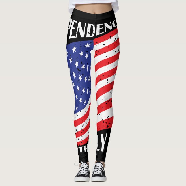 Independence Day & Fourth July 2017 Leggings (Front)