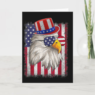 Independence Day Happy 4th Of July Design Vintage  Card