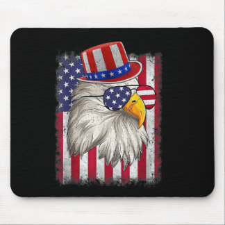 Independence Day Happy 4th Of July Design Vintage  Mouse Mat