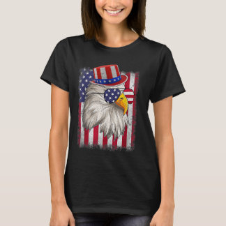 Independence Day Happy 4th Of July Design Vintage  T-Shirt