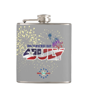 Independence Day Hip Flask