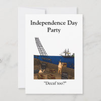 Independence Day Humour Party Invitations