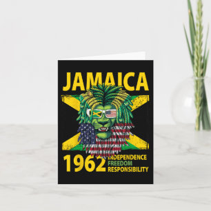 Independence Day Idea For Kids &amp; Jamaican Flag Card
