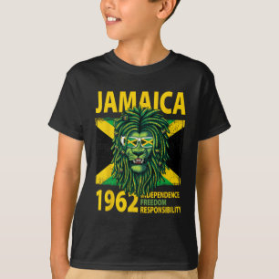 Independence Day Idea For Kids &amp; Jamaican Flag T-Shirt