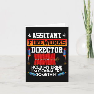 Independence Day Istant Fireworks Director Usa Par Card