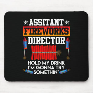 Independence Day Istant Fireworks Director Usa Par Mouse Mat