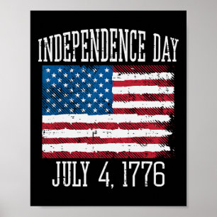 Independence Day July 4 1776 4th July America Men  Poster