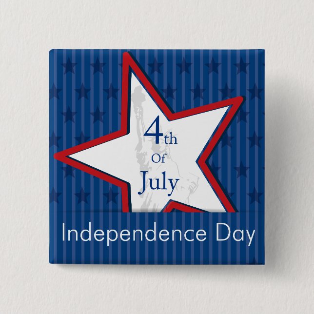 Independence Day July 4 (1) Buttons (Front)