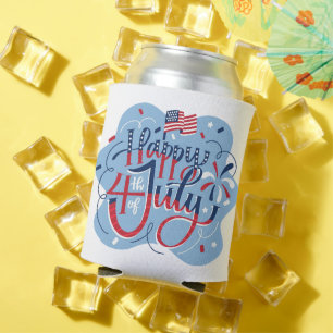Independence Day July 4th Cooler Koozie