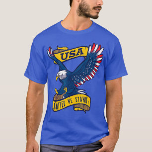 Independence Day July 4th United We Stand Eagle T-Shirt