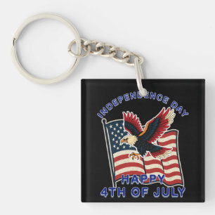 Independence day key ring