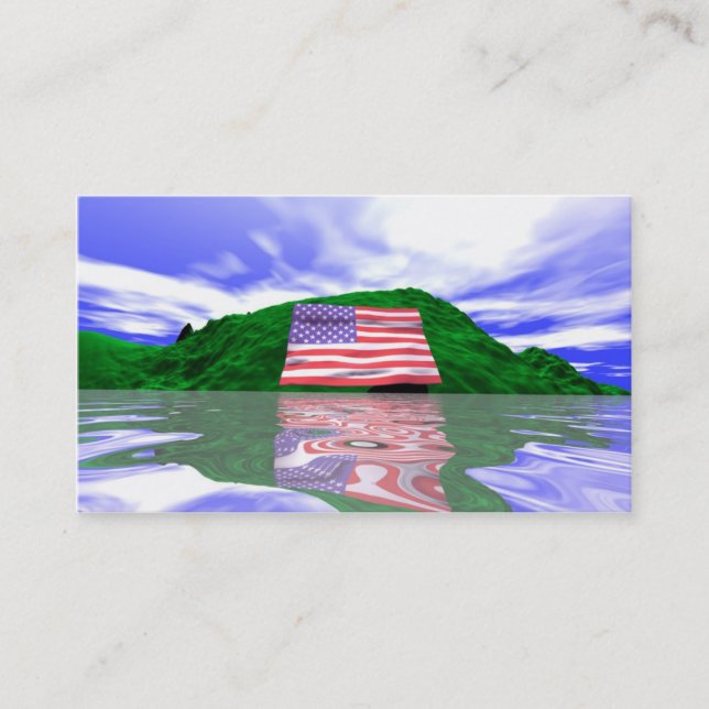 Independence Day Land Business Card (Front)