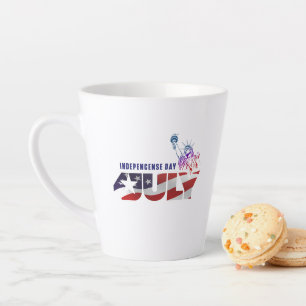 Independence Day   Latte Mug