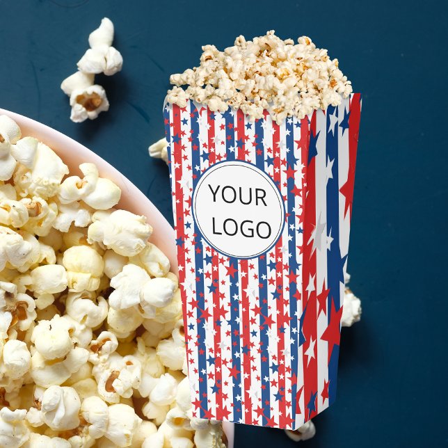  Independence Day Logo Business Popcorn Box (Creator Uploaded)