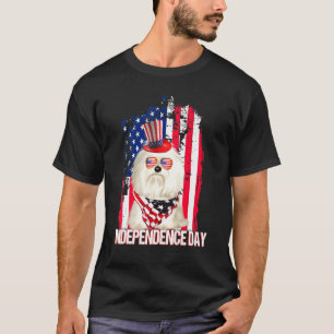 Independence Day Maltese Flag 4th July T-Shirt