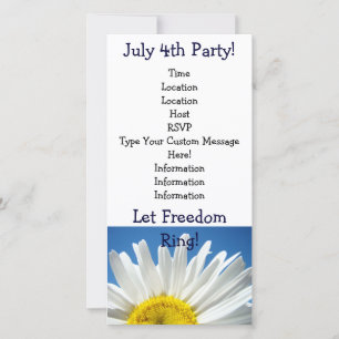 Independence Day Party! July 4th Party Invitations