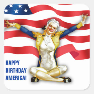 Independence Day Pin-up Stickers
