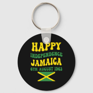 Independence Day Proud Jamaican Flag 6th August 19 Key Ring