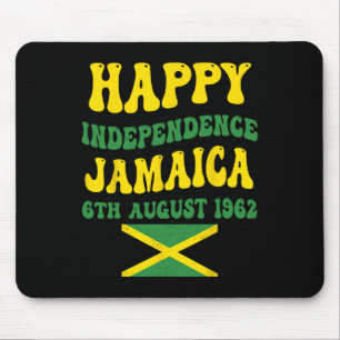 Independence Day Proud Jamaican Flag 6th August 19 Mouse Mat
