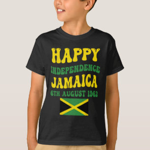 Independence Day Proud Jamaican Flag 6th August 19 T-Shirt