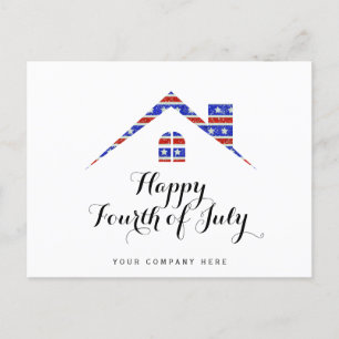 Independence Day Realty Promotional  Postcard