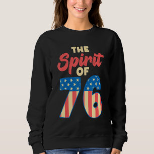 Independence Day Spirit 1776 Fireworks July 4th Us Sweatshirt