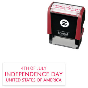 INDEPENDENCE DAY Stylish Font Self-inking Stamp