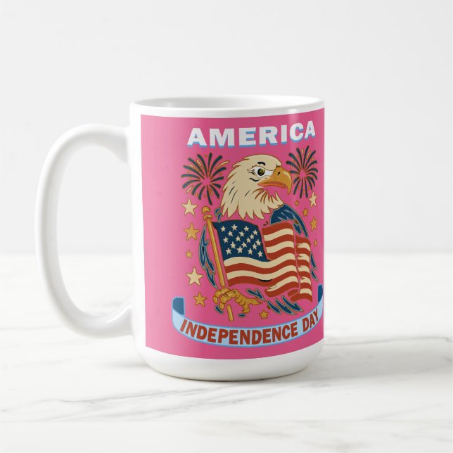 Independence day T-Shirt Coffee Mug (Left)