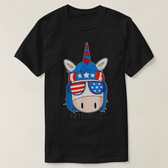 Independence Day United States of America Funny Un T-Shirt (Design Front)