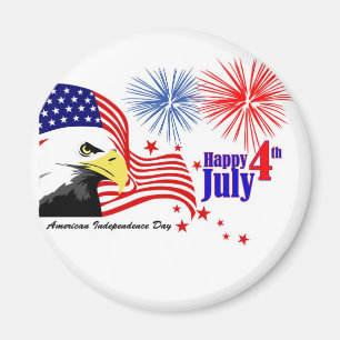 Independence Day USA 4th of July patriotic Magnet