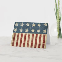 Independence Day worn flag