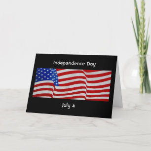 independence flag card