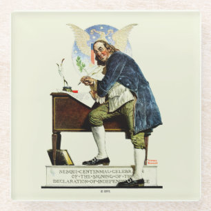 Independence Glass Coaster