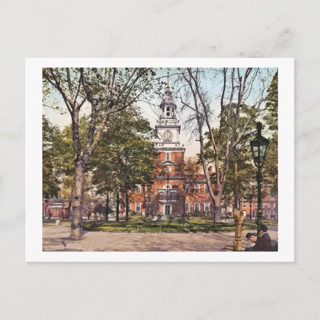 Independence Hall Philadelphia, PA 1900 Vintage Postcard (Front)