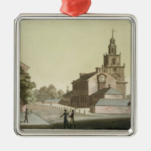 Independence Hall, Philadelphia, Pennsylvania, fro Metal Tree Decoration