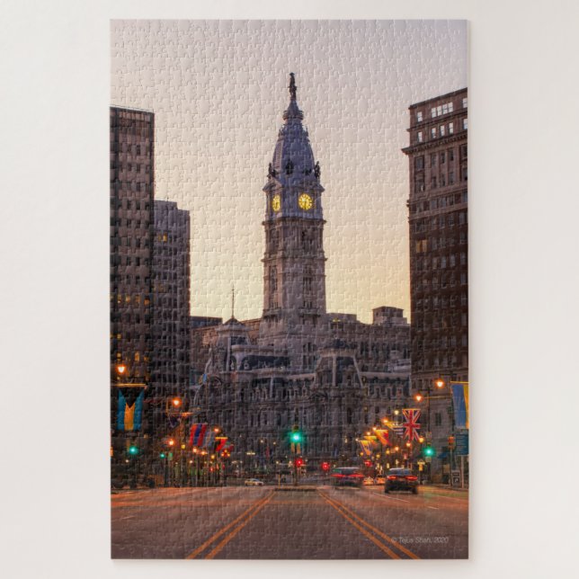 Independence Hall, Philly 1000pc jigsaw puzzle (Vertical)