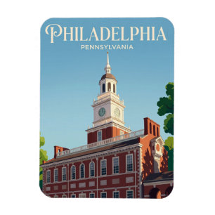 Independence Hall USA Magnet