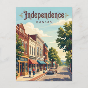 Independence, Kansas Postcard