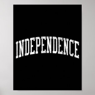 Independence la vintage athletic sports js02 poster